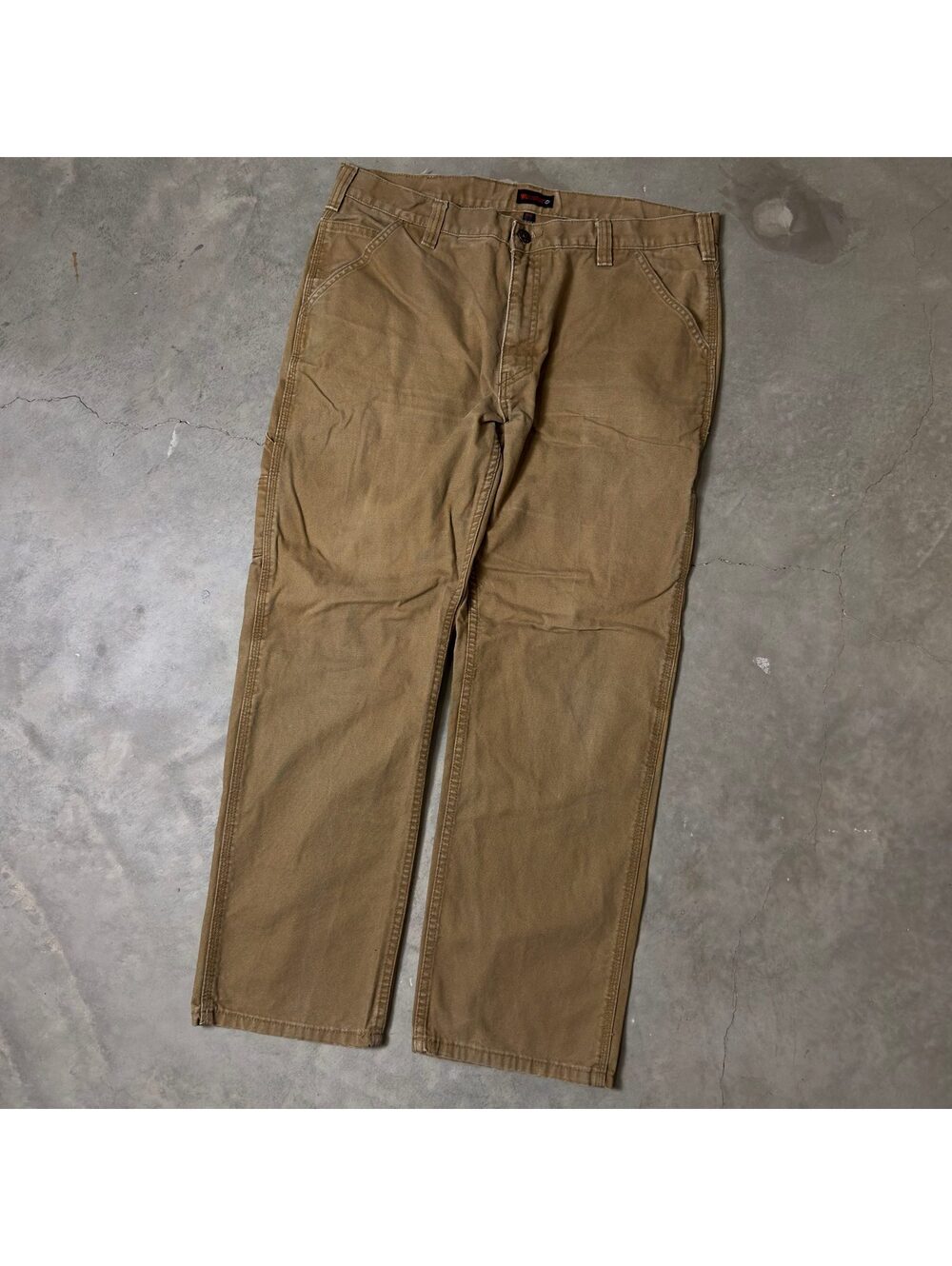 Wolverine Carpenter Pants Mens 38x32 Khaki Workwear